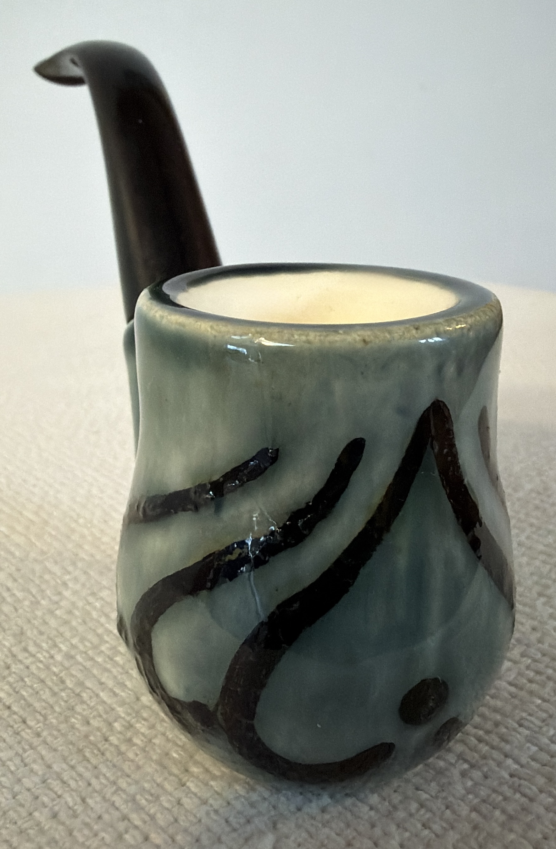 King of Spades Blue pipe - Lepeltier Pipes